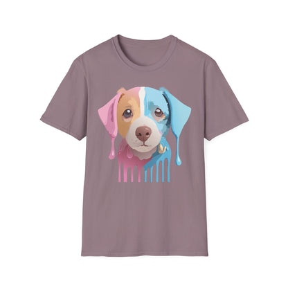 Unisex Dog Shirt Animal Tee Gildan Softstyle 64000 Cotton Tee