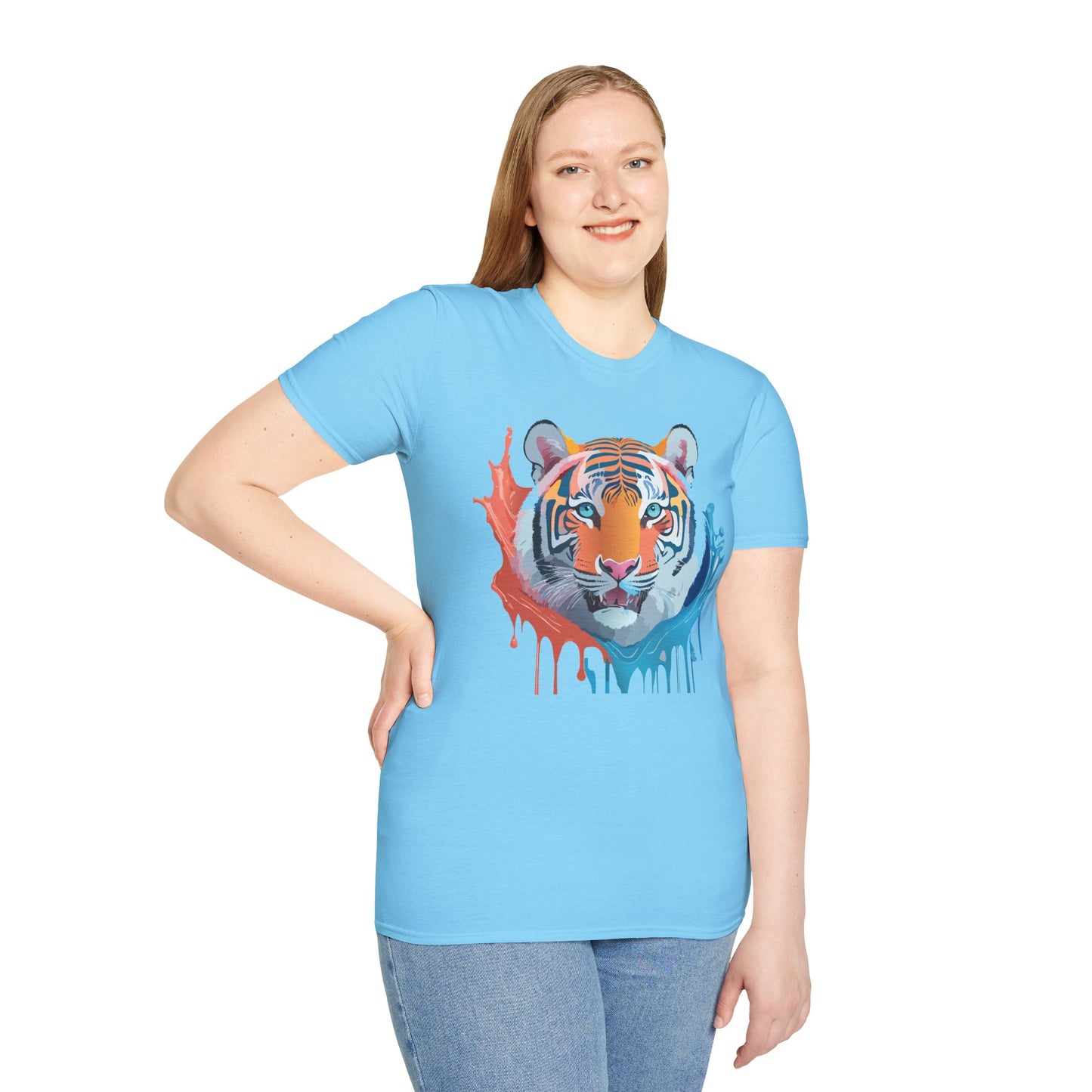 Tiger Shirt, Shirt with Tiger, Animal Tee, Shirt with Animals