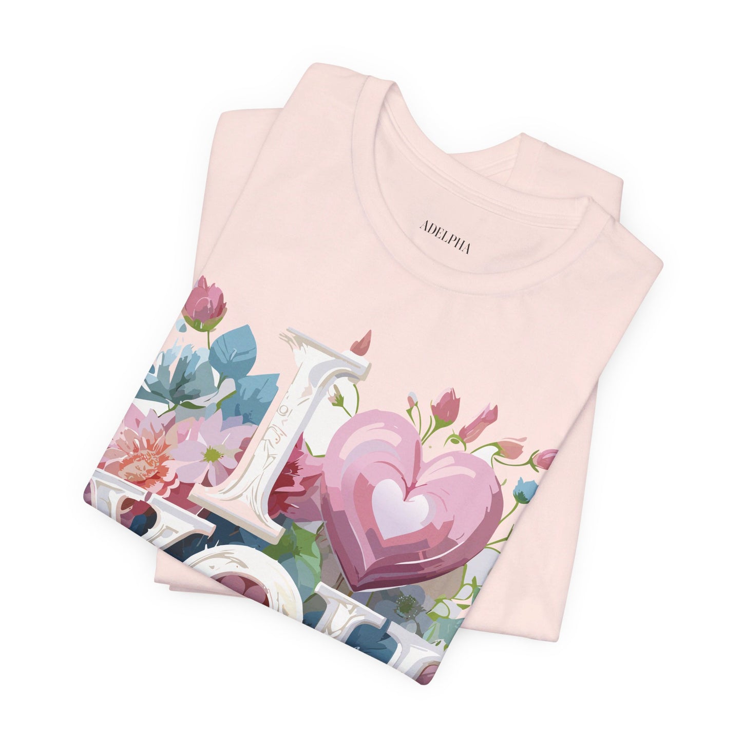 Natural Cotton Tee Shirt - Love story Collection