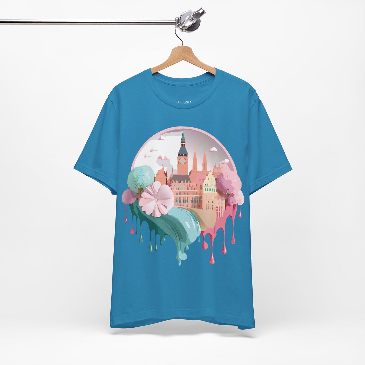 T-shirt en coton naturel - Collection Beautiful Places - Prague