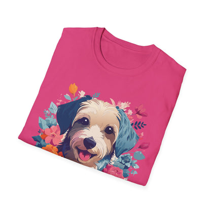 Dog Shirt Unisex Animal Tee Made From 100 Percent Ring Spun Cotton