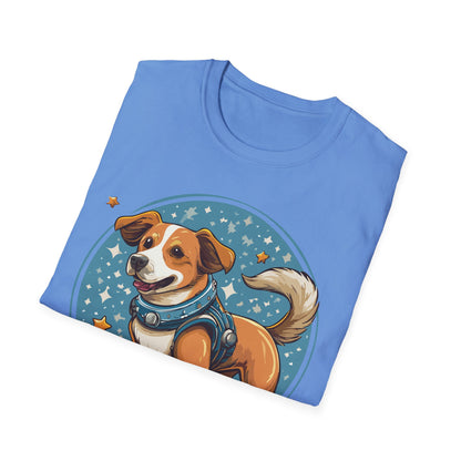 Unisex Dog And Animal Print Shirt Gildan Softstyle 64000 Tee