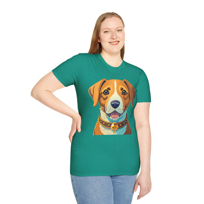 Dog Shirt Unisex Animal Tee Gildan Softstyle 64000 Cotton Tee