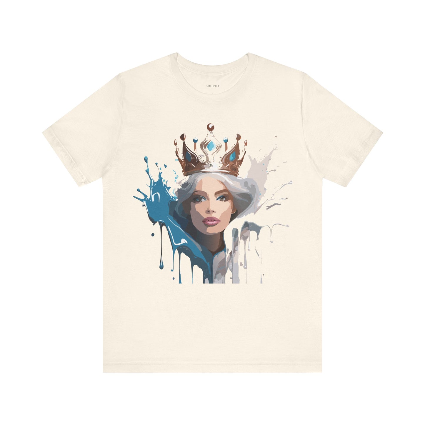 T-Shirt aus natürlicher Baumwolle – Queen Collection