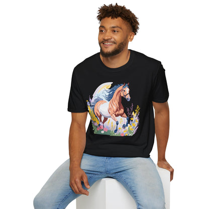 Horse Shirt Unisex Gildan Softstyle Tee 100 Ring Spun Cotton