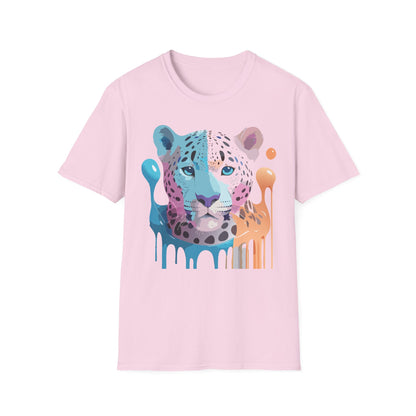 Unisex Cheetah Shirt Gildan Softstyle 64000 Short Sleeve Tee