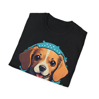 Dog Shirt Unisex Animal Tee Softstyle Cotton Ring Spun Comfort