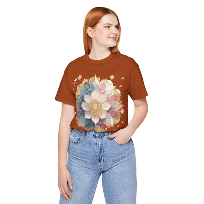 Natural Cotton Tee Shirt - Medallion Collection Printify