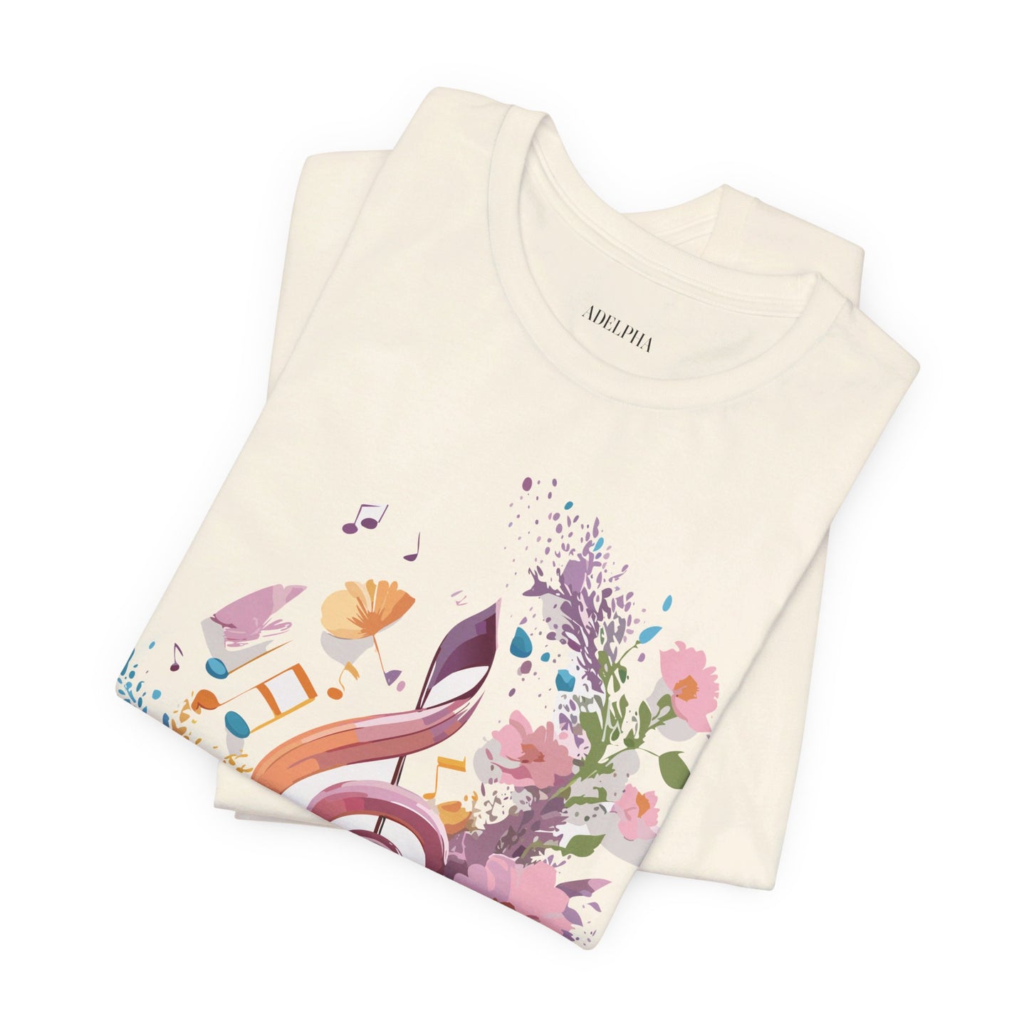 T-shirt en coton naturel - Collection Musique