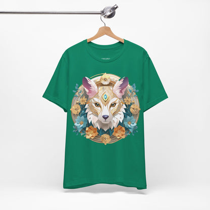 Natural Cotton Tee Shirt - Medallion Collection Printify