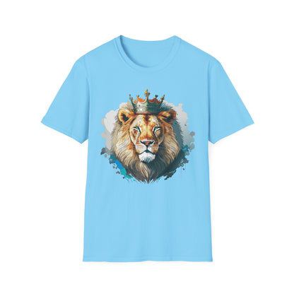 Lion Shirt Unisex Animal Tee Softstyle 64000 100 Percent Ring Spun Cotton