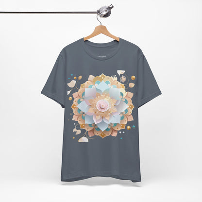 Natural Cotton Tee Shirt - Medallion Collection Printify
