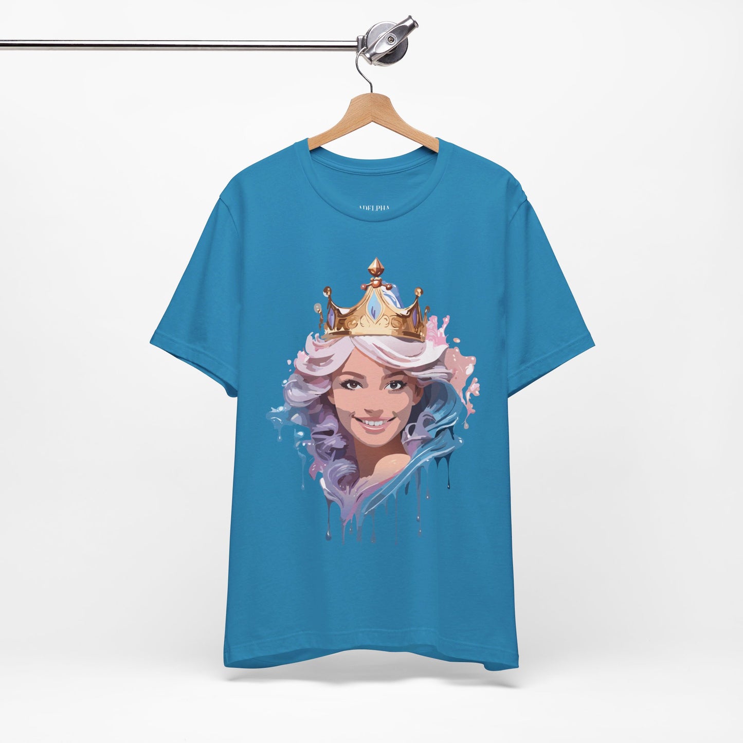 T-Shirt aus natürlicher Baumwolle – Queen Collection