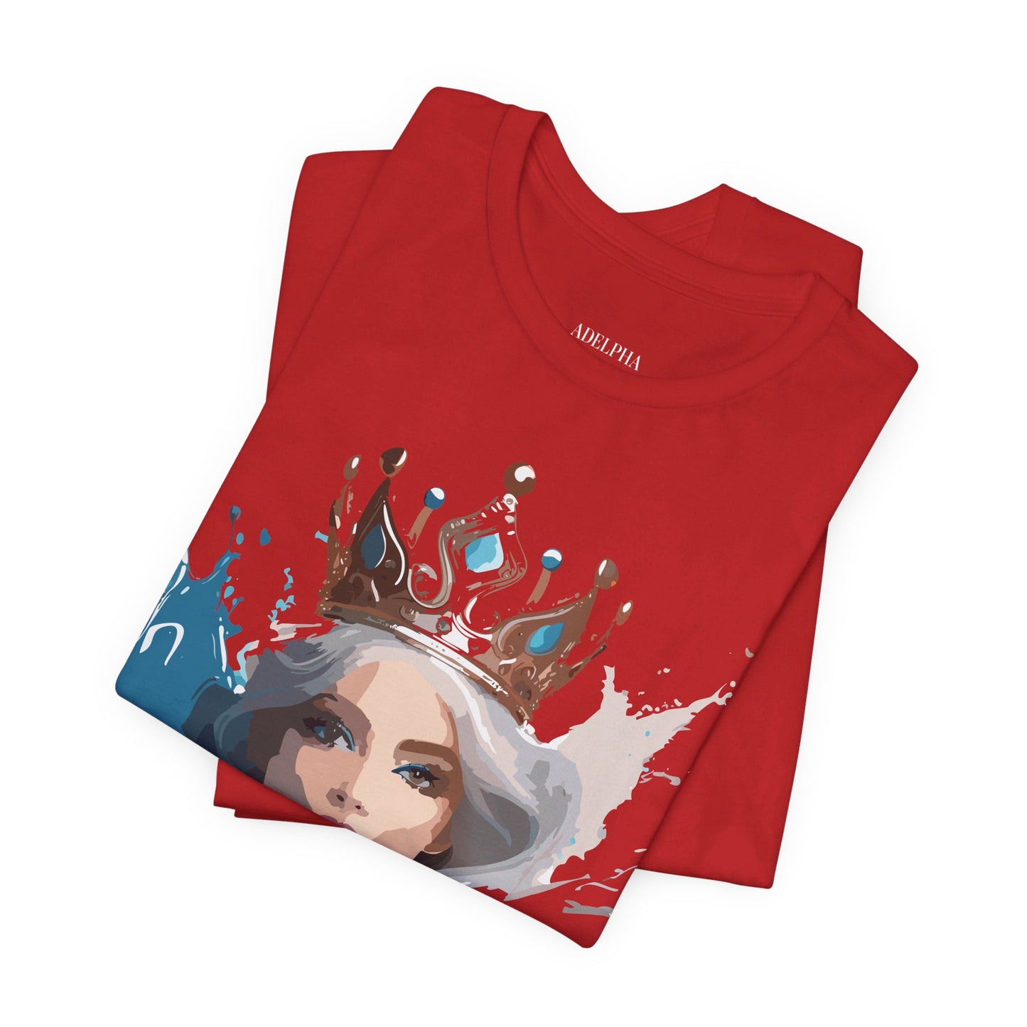 T-Shirt aus natürlicher Baumwolle – Queen Collection