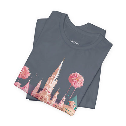 Natural Cotton Tee Shirt - Beautiful Places Collection - Vienna Printify