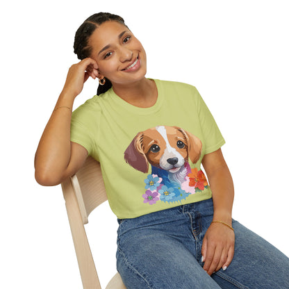 Unisex Dog Shirt Animal Graphic Tee Soft Cotton Gildan 64000