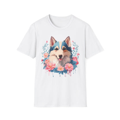 Dog Shirt Unisex Animal Tee Softstyle Cotton Lightweight Breathable