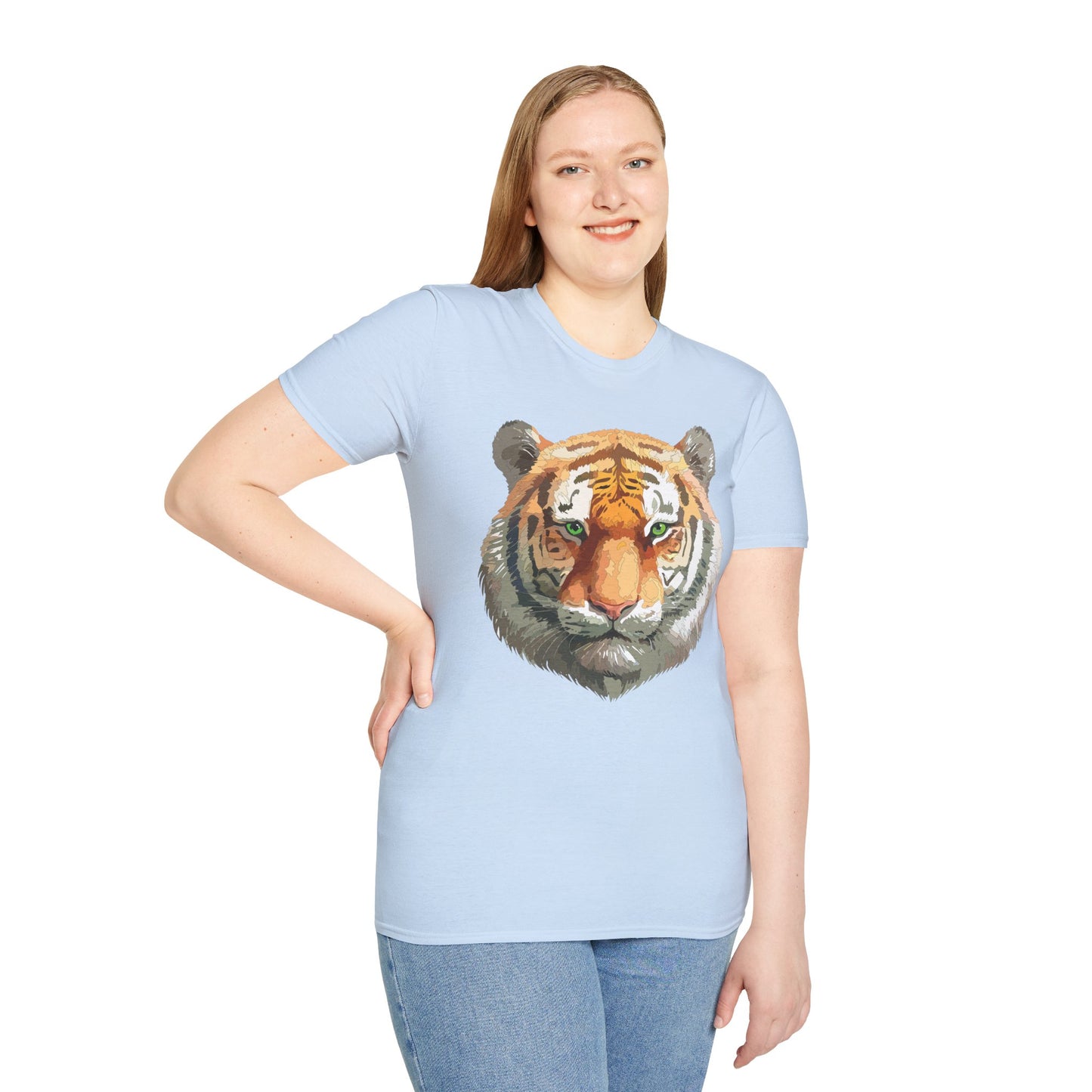 Tiger Shirt, Shirt with Tiger, Animal Tee, Shirt with Animals