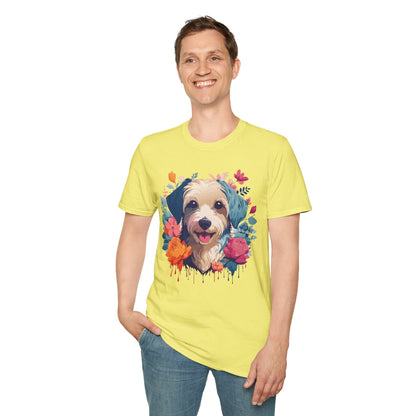 Dog Shirt Unisex Animal Tee Made From 100 Percent Ring Spun Cotton