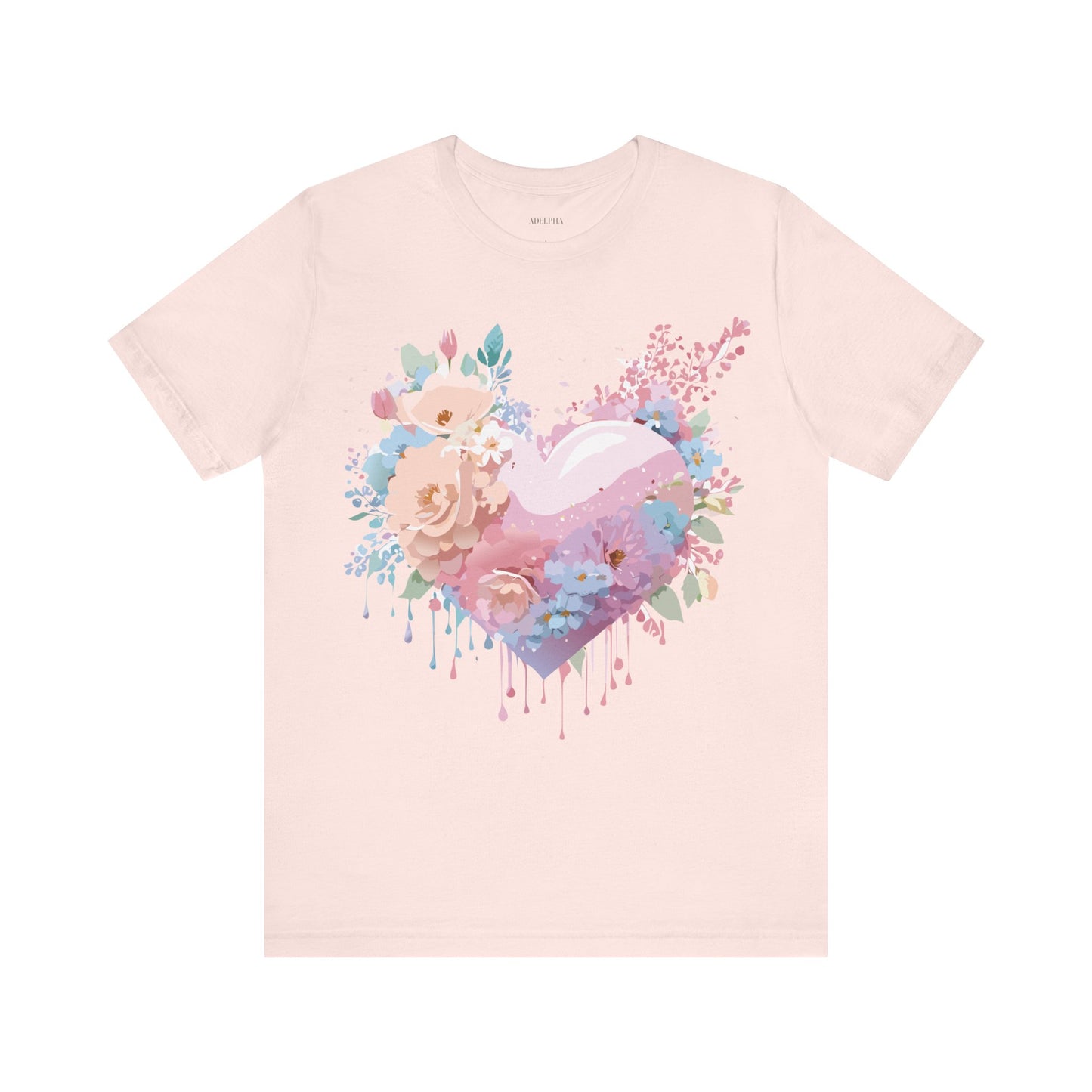 T-shirt en coton naturel - Collection Love story