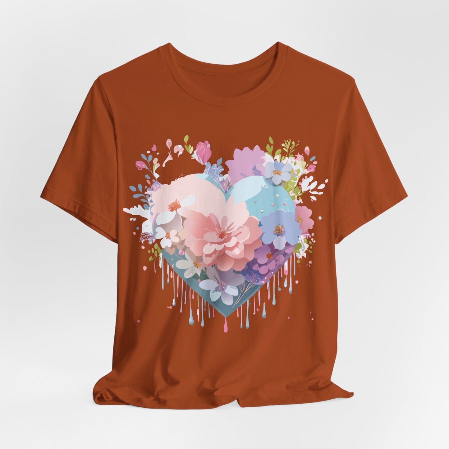 T-Shirt aus natürlicher Baumwolle – Love Story Collection