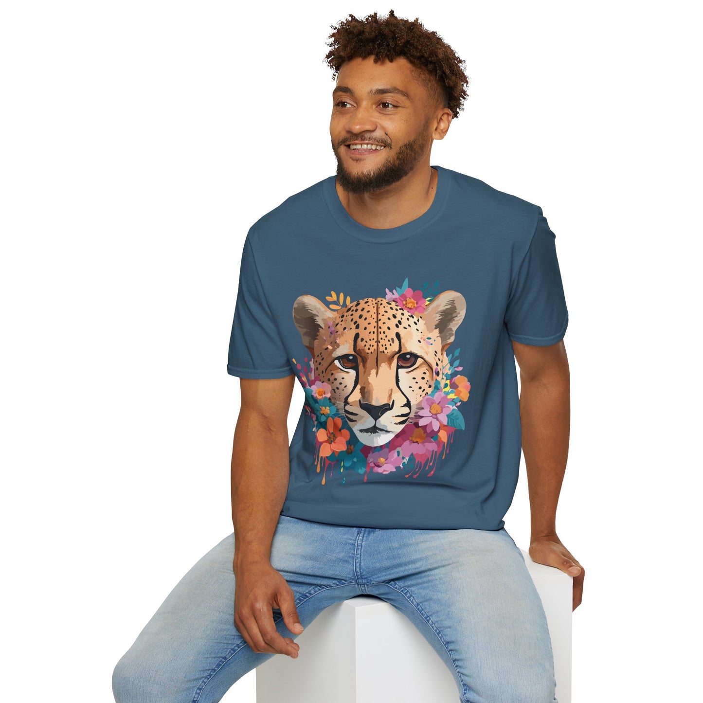 Cheetah Shirt, Shirt with Cheetah, Cheetah Tee, Shirt with Animals