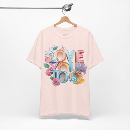 Natural Cotton Tee Shirt - Love story Collection Printify