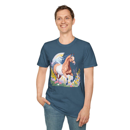Horse Shirt Unisex Gildan Softstyle Tee 100 Ring Spun Cotton
