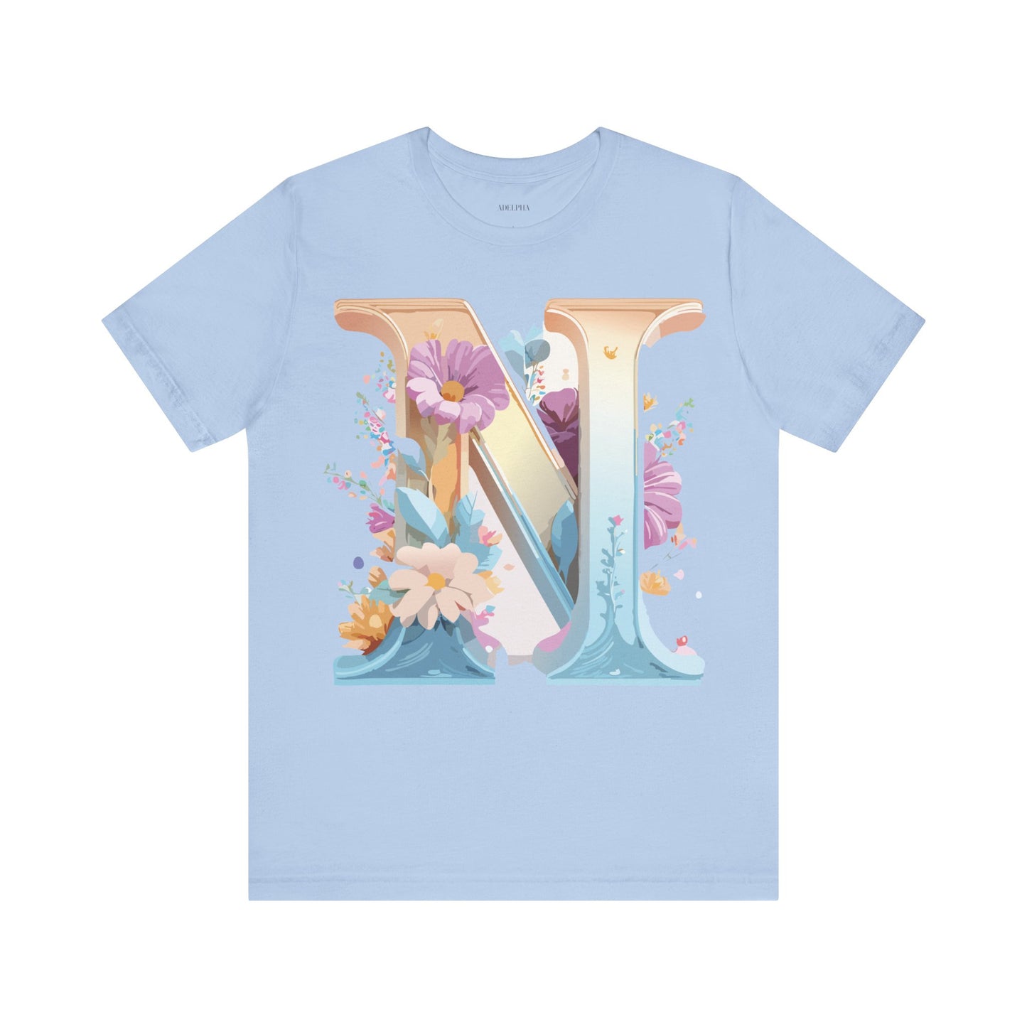 T-shirt en coton naturel - Collection Lettres - N