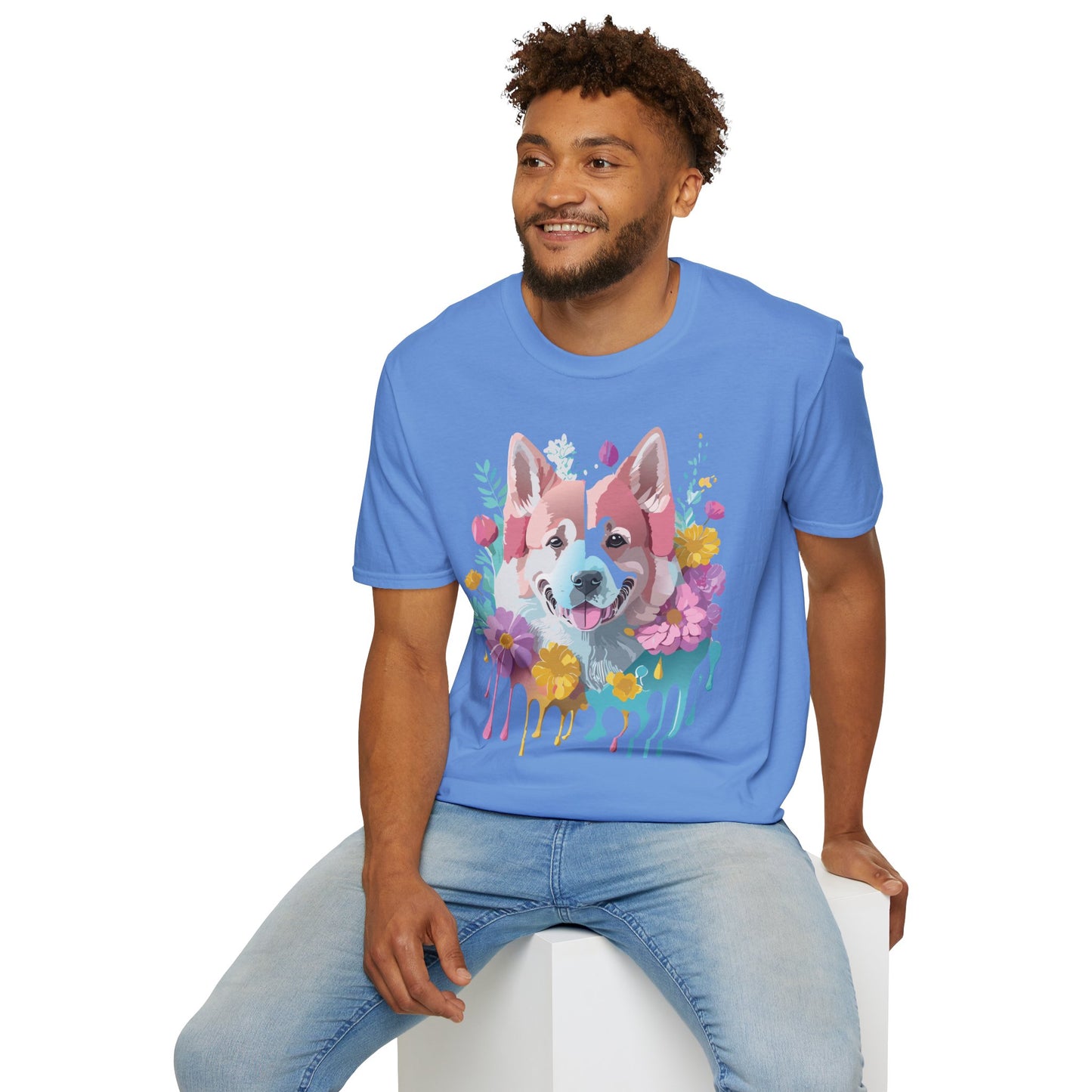 Dog Shirt, Shirt with Dog, Animal Tee, Shirt with Animals