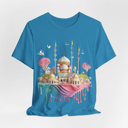 Natural Cotton Tee Shirt - Istanbul, Turkey Printify