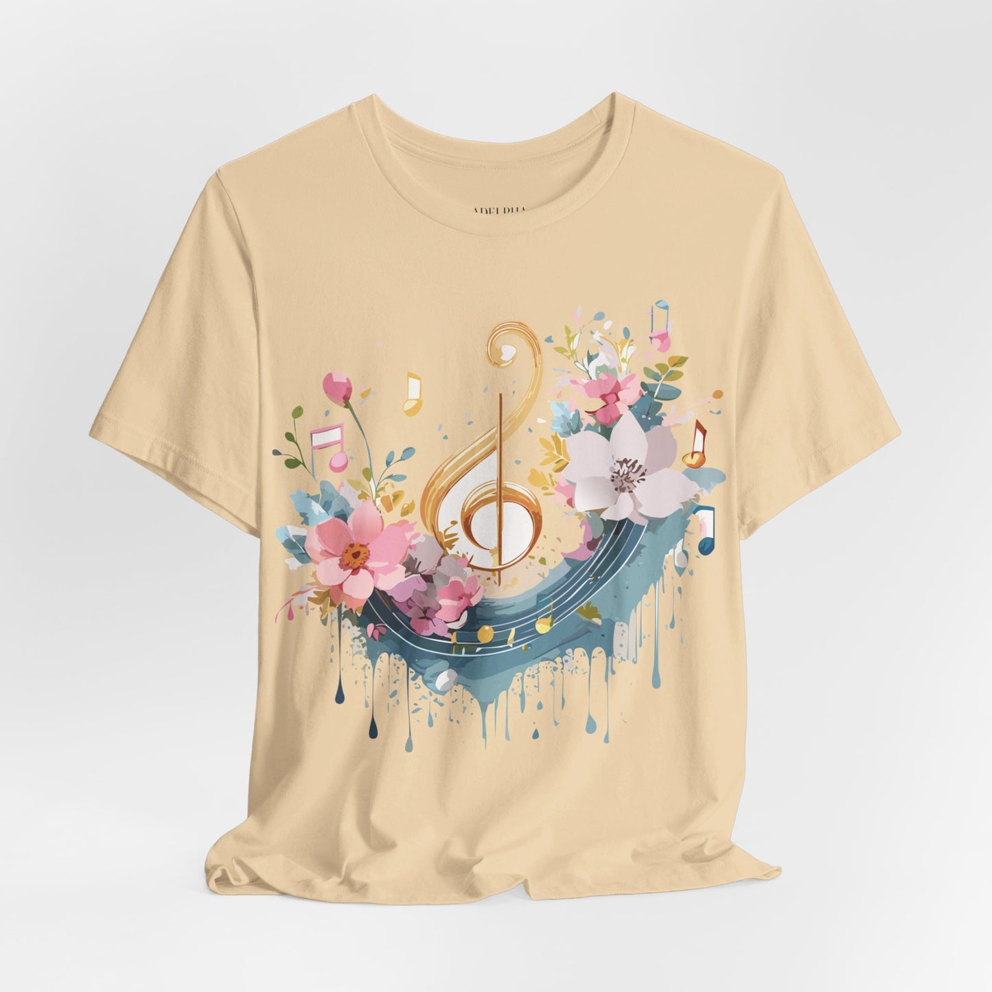 T-shirt en coton naturel - Collection Musique