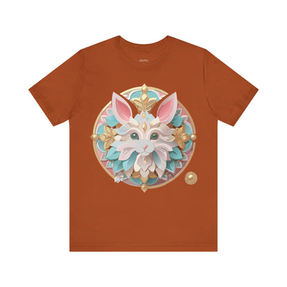 Natural Cotton Tee Shirt - Medallion Collection Printify