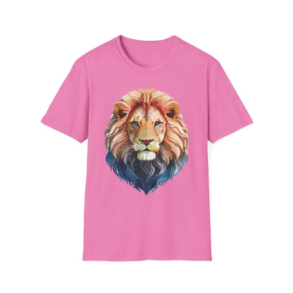 Lion Shirt Unisex Animal Tee Ring Spun Cotton Softstyle Tee Gildan