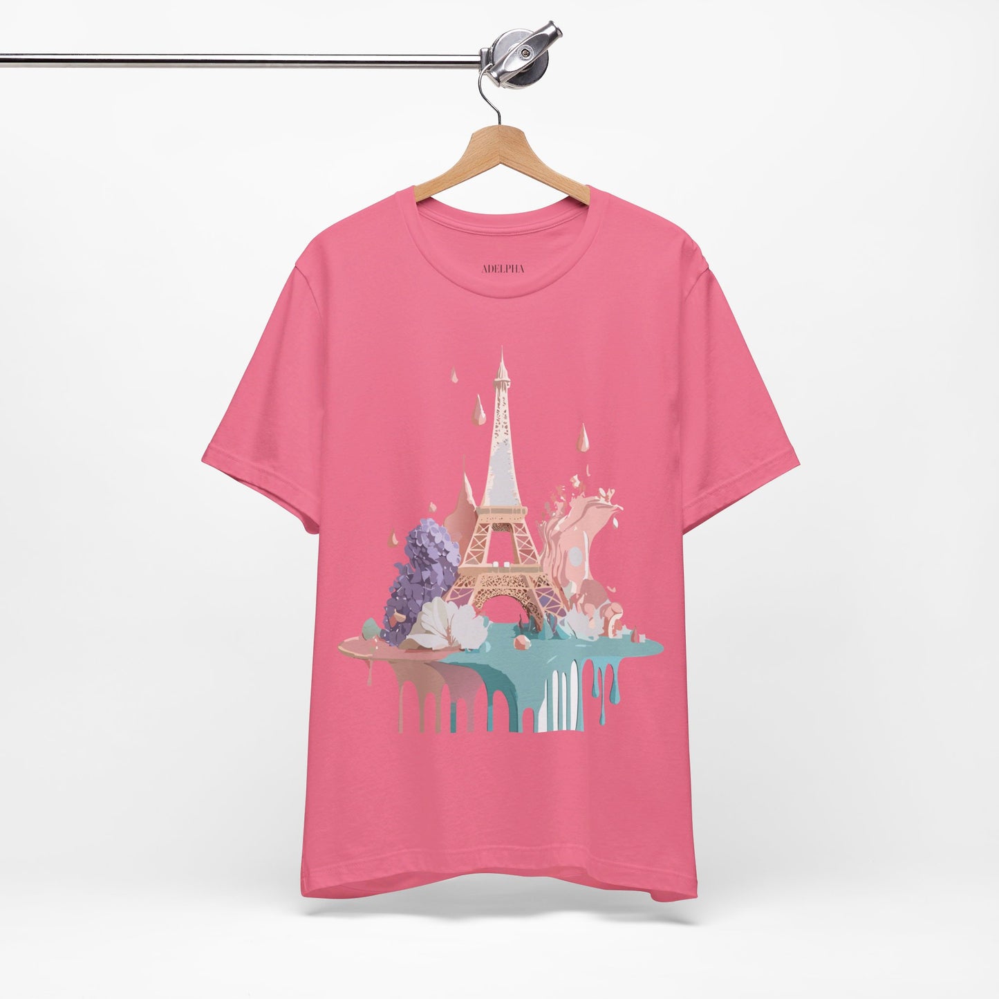 Natural Cotton Tee Shirt - Beautiful Places Collection - Paris