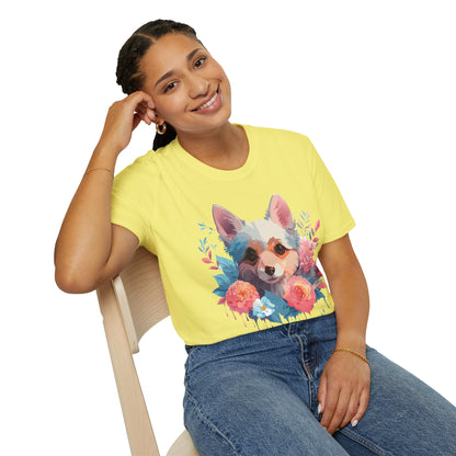 Dog Shirt Unisex Animal Print Tee With Cute Dog Designs And Comfort