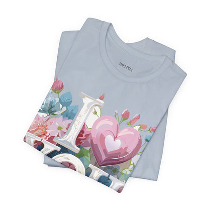 Natural Cotton Tee Shirt - Love story Collection Printify