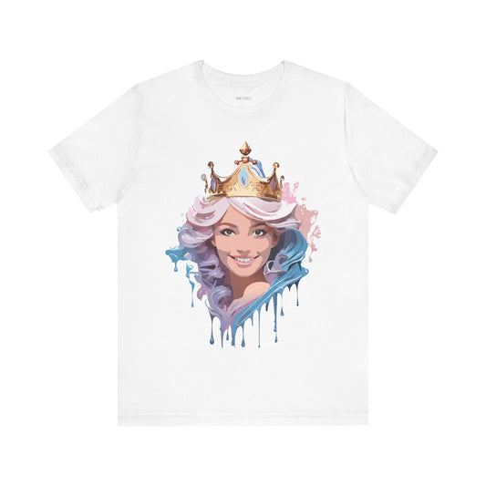 T-Shirt aus natürlicher Baumwolle – Queen Collection