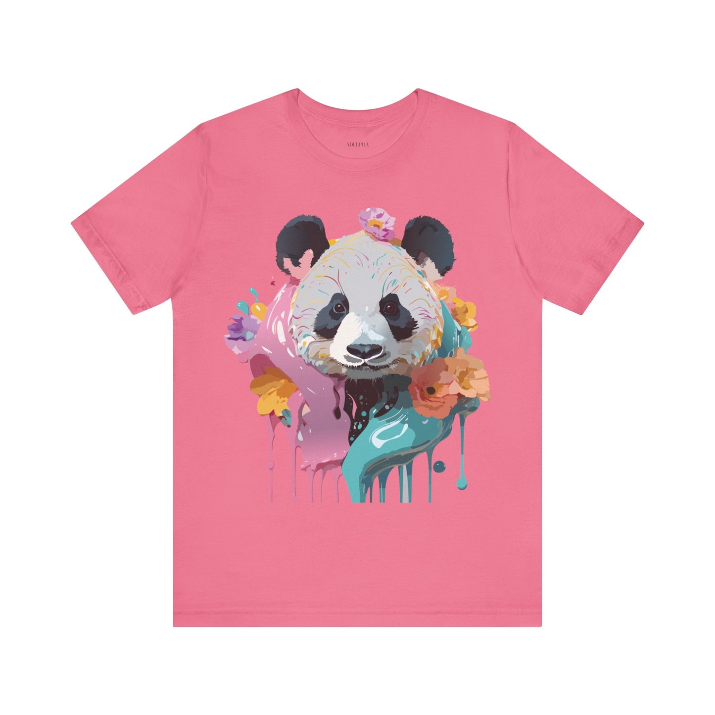 T-Shirt aus natürlicher Baumwolle mit Panda