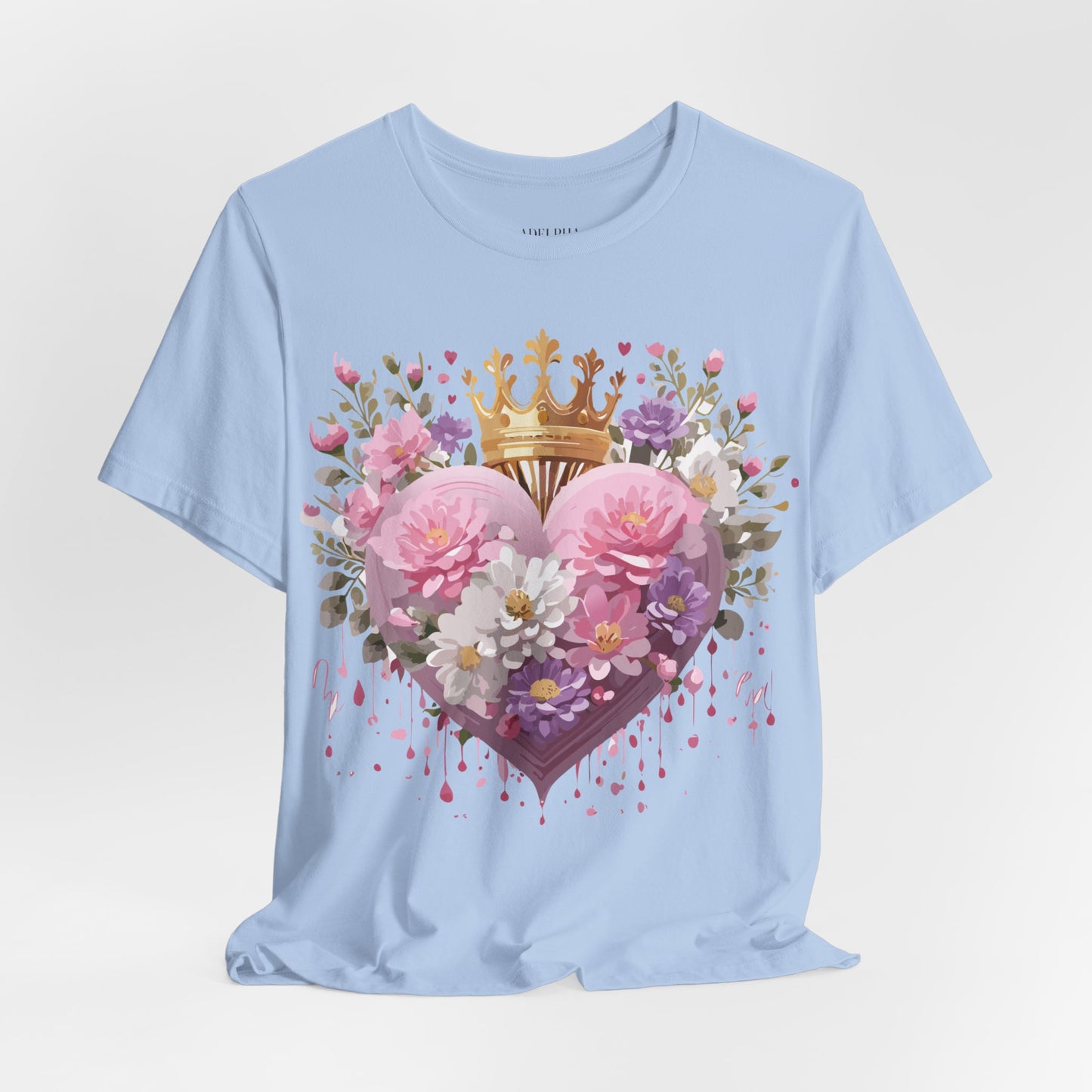 Natural Cotton Tee Shirt - Love story Collection