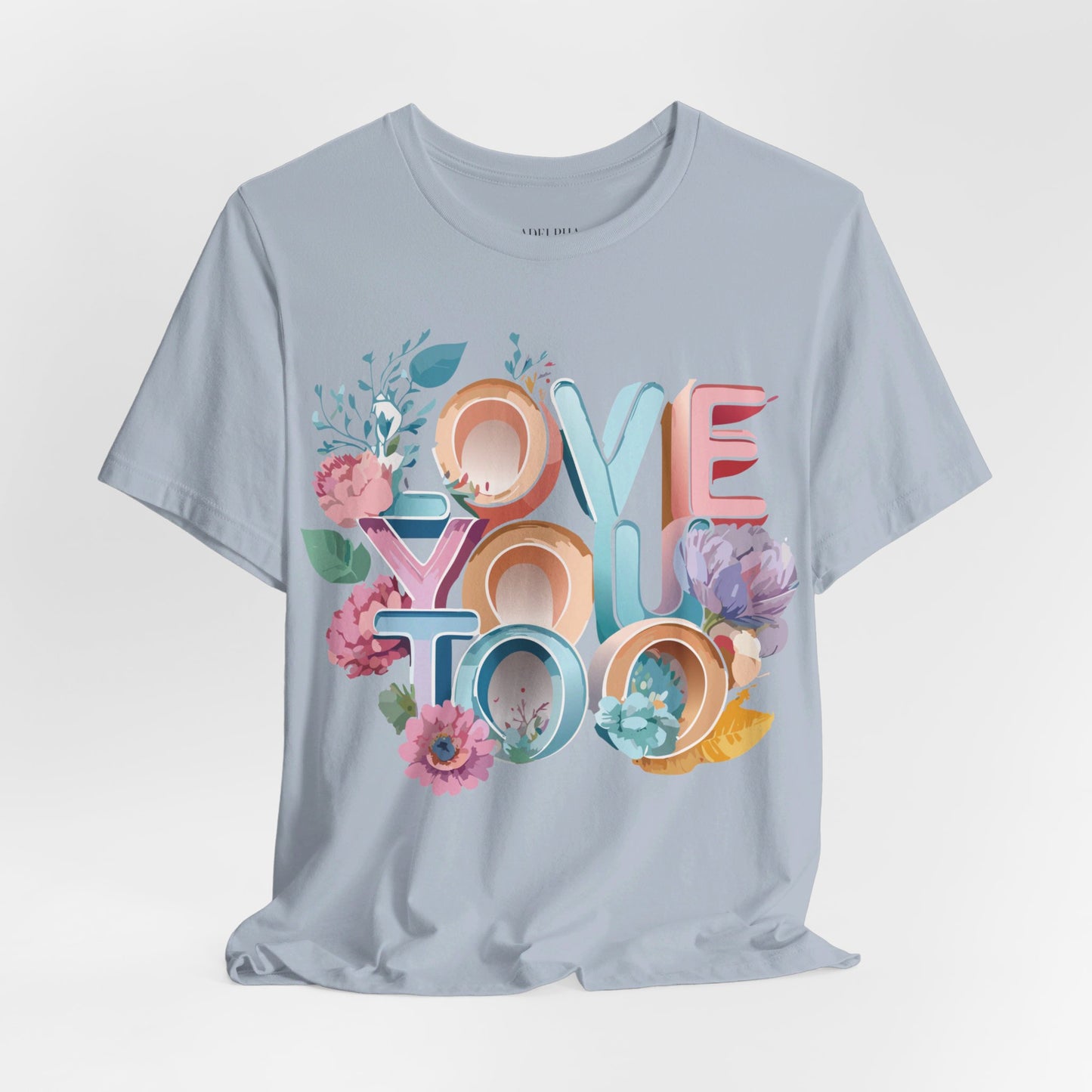 T-Shirt aus natürlicher Baumwolle – Love Story-Kollektion