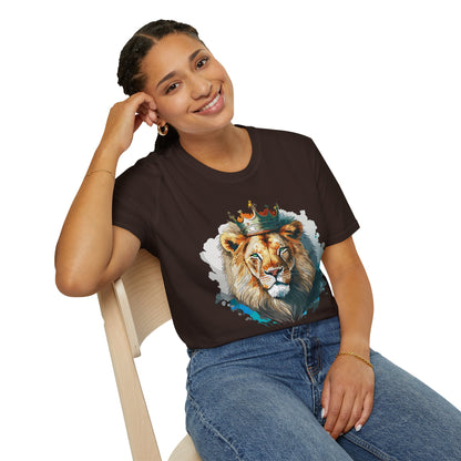 Lion Shirt Unisex Animal Tee Softstyle 64000 100 Percent Ring Spun Cotton