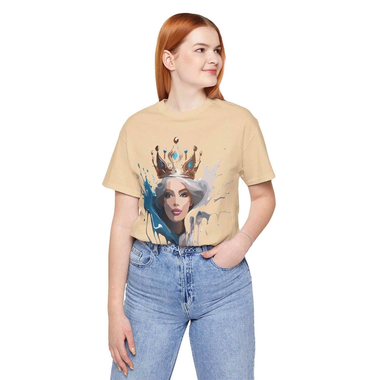 T-shirt en coton naturel - Collection Queen