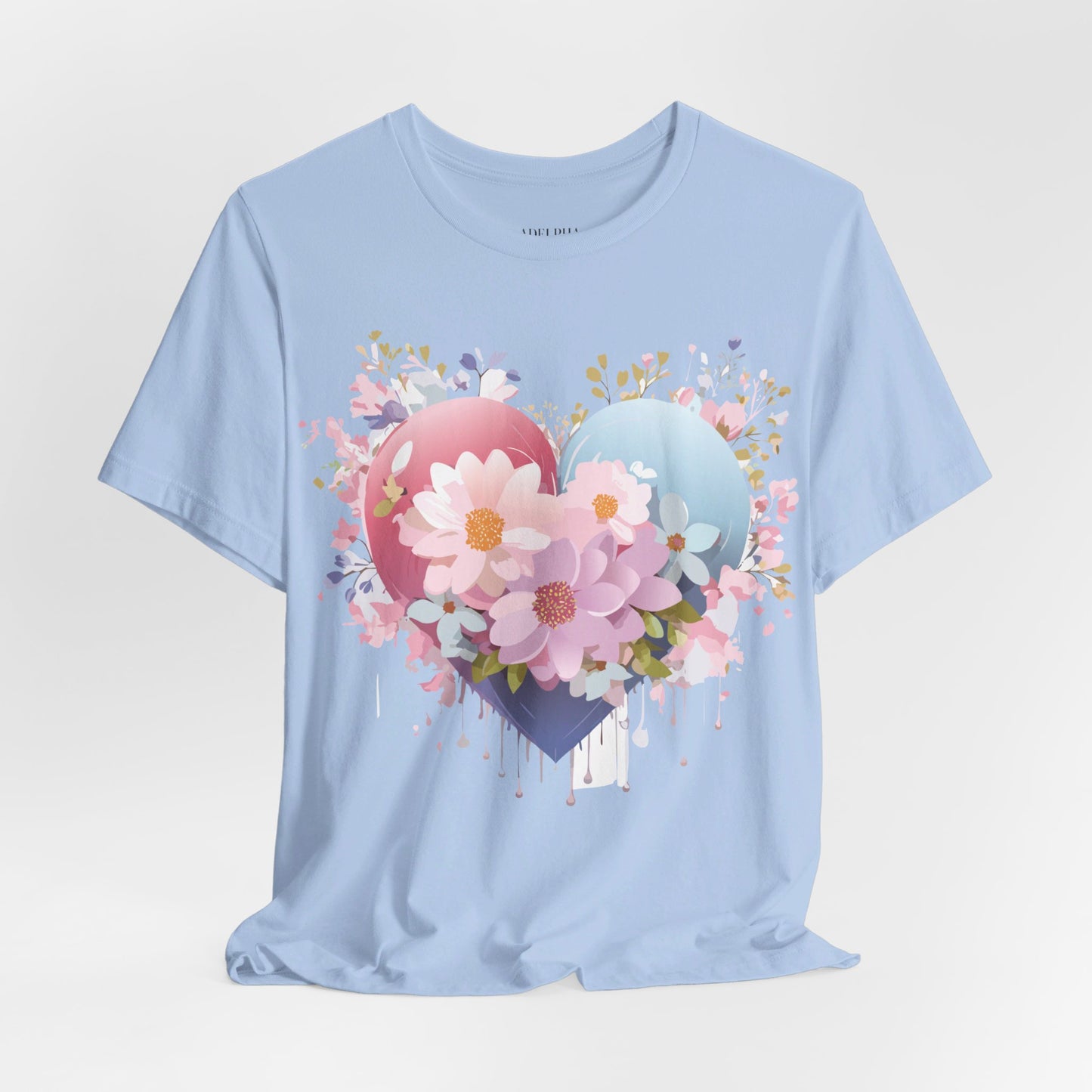 Natural Cotton Tee Shirt - Love story Collection