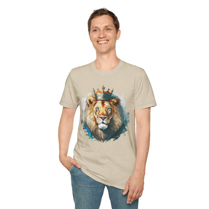 Lion Shirt Unisex Animal Tee Softstyle 64000 100 Percent Ring Spun Cotton