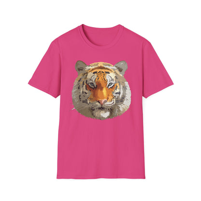 Unisex Tiger Shirt Animal Print Tee Gildan Softstyle Cotton Quality