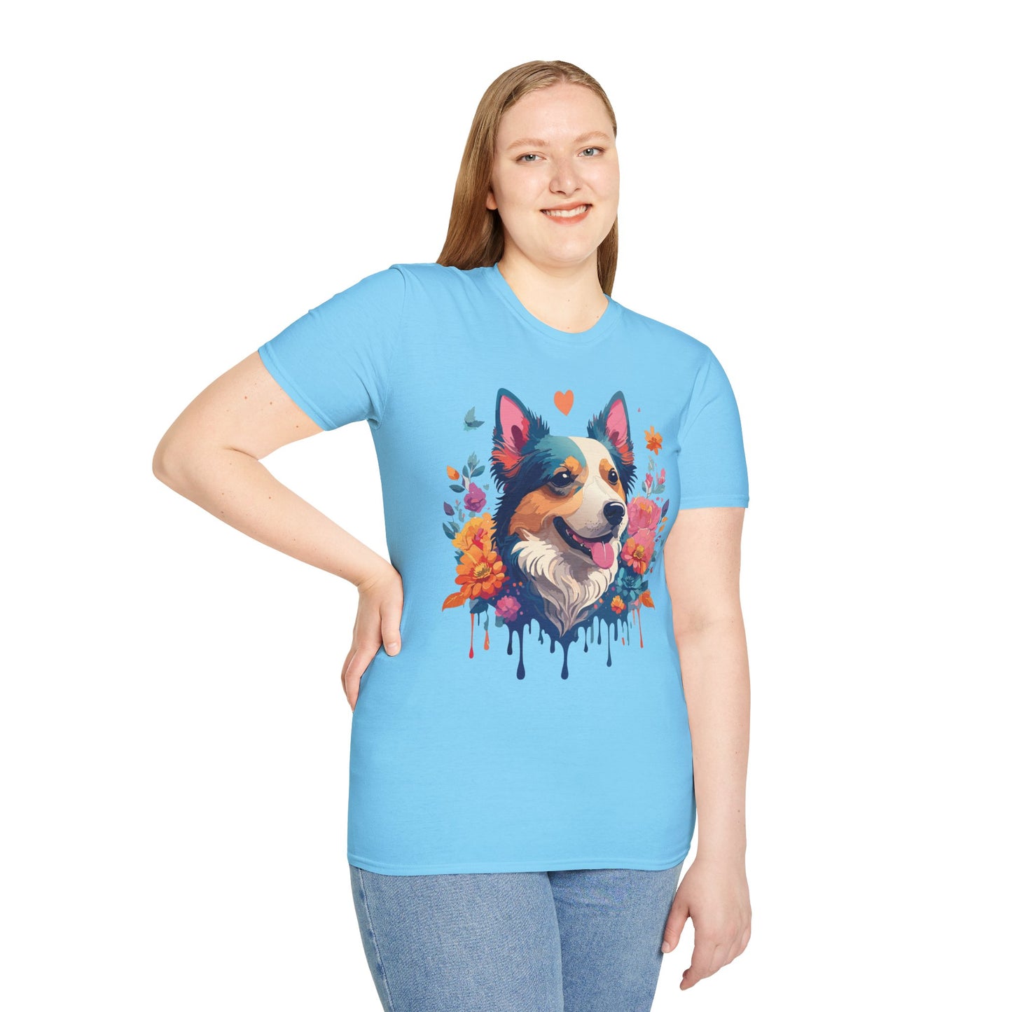 Dog Shirt, Shirt with Dog, Animal Tee, Shirt with Animals