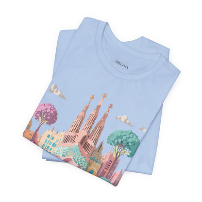 Tourist Shirt, Shirt with Barcelona - ADELPHA
