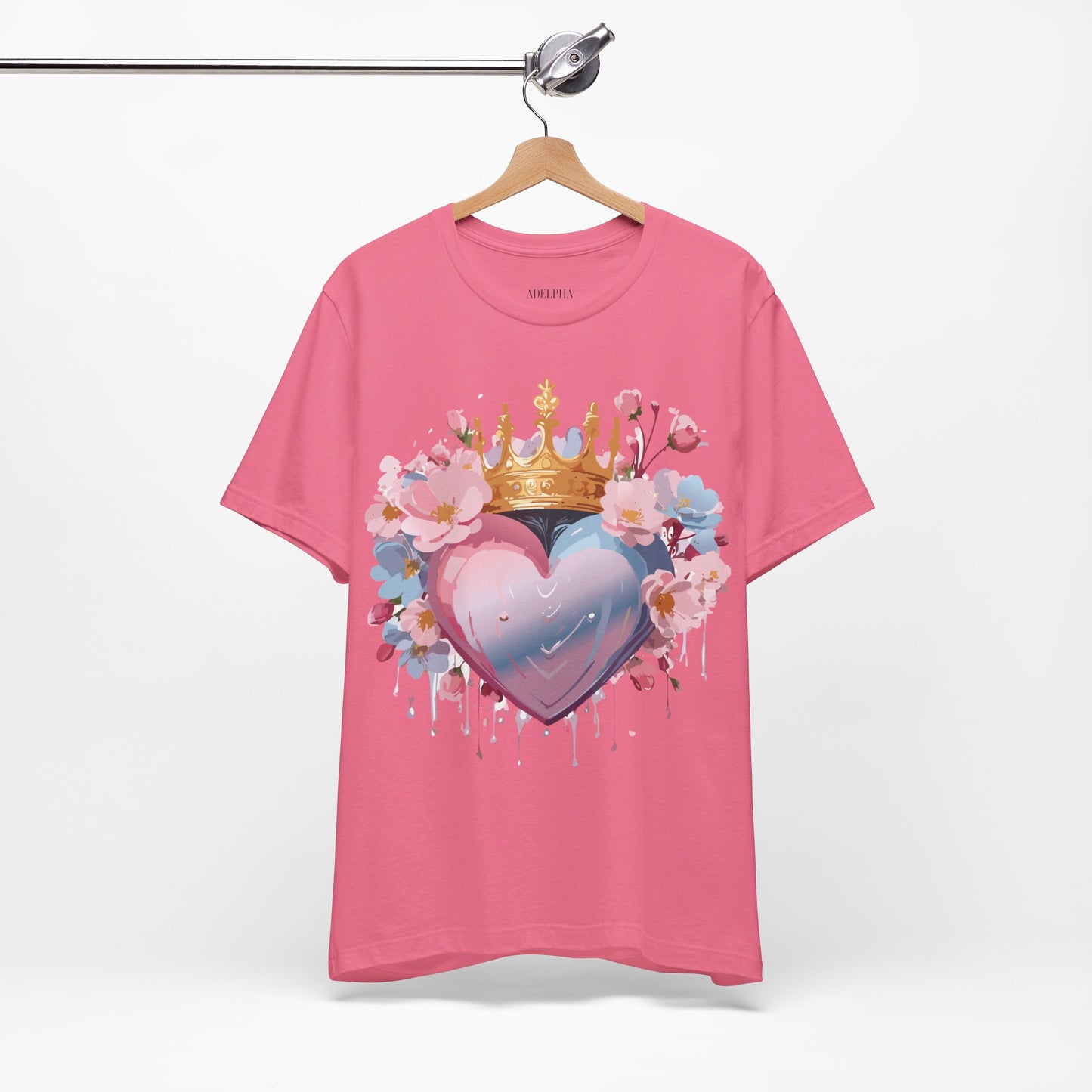 T-Shirt aus natürlicher Baumwolle – Love Story-Kollektion