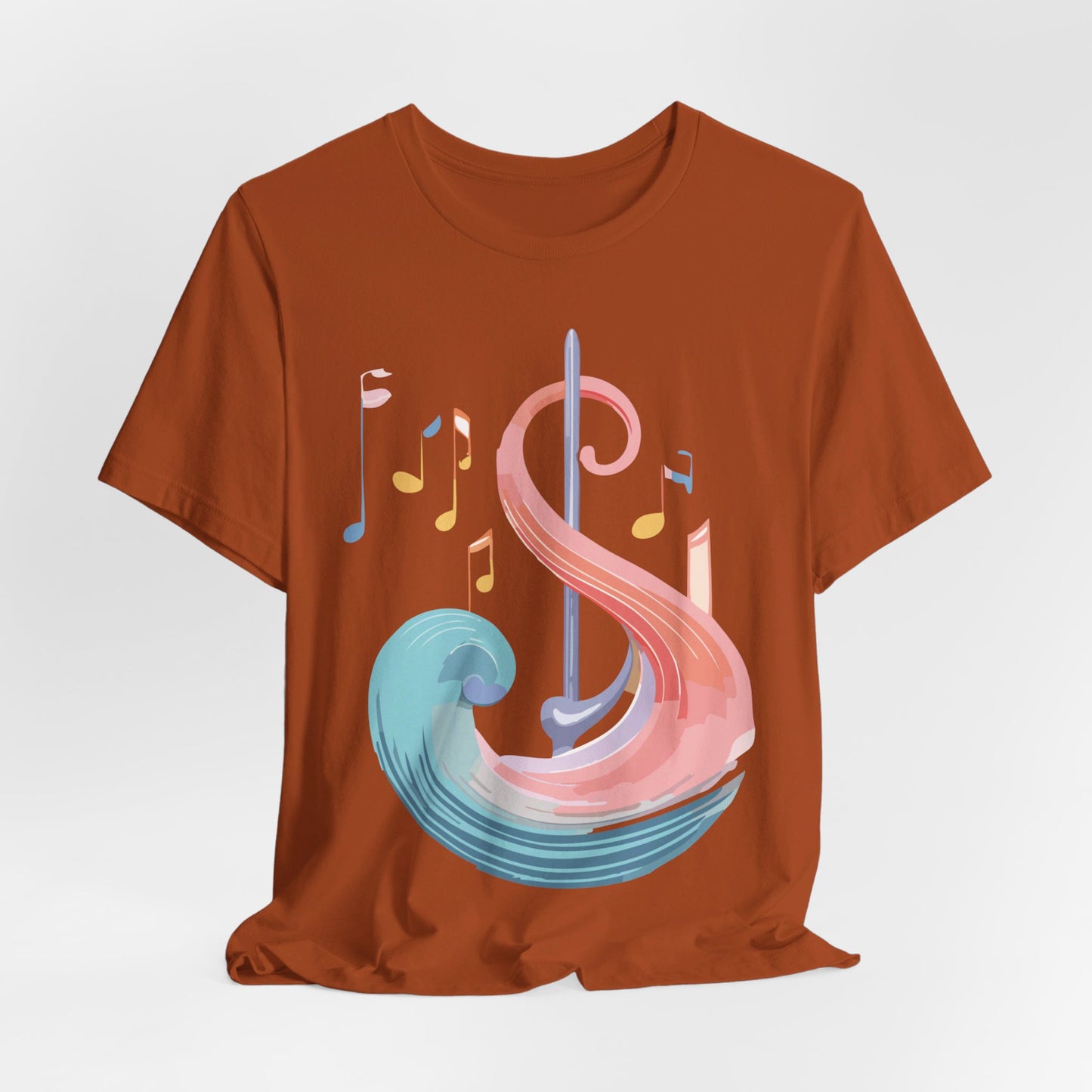 T-shirt en coton naturel - Collection Musique